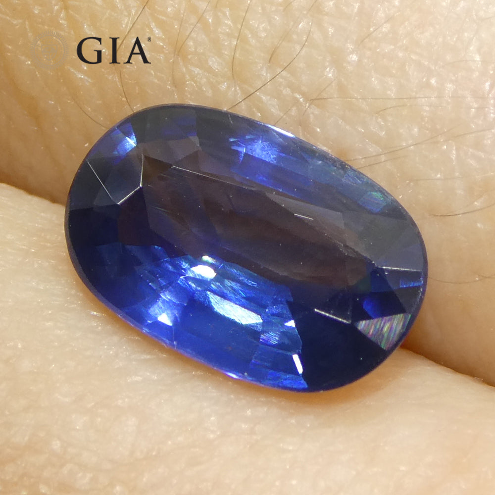 2.31ct Cushion Blue Sapphire GIA Certified Thailand - Skyjems Wholesale Gemstones