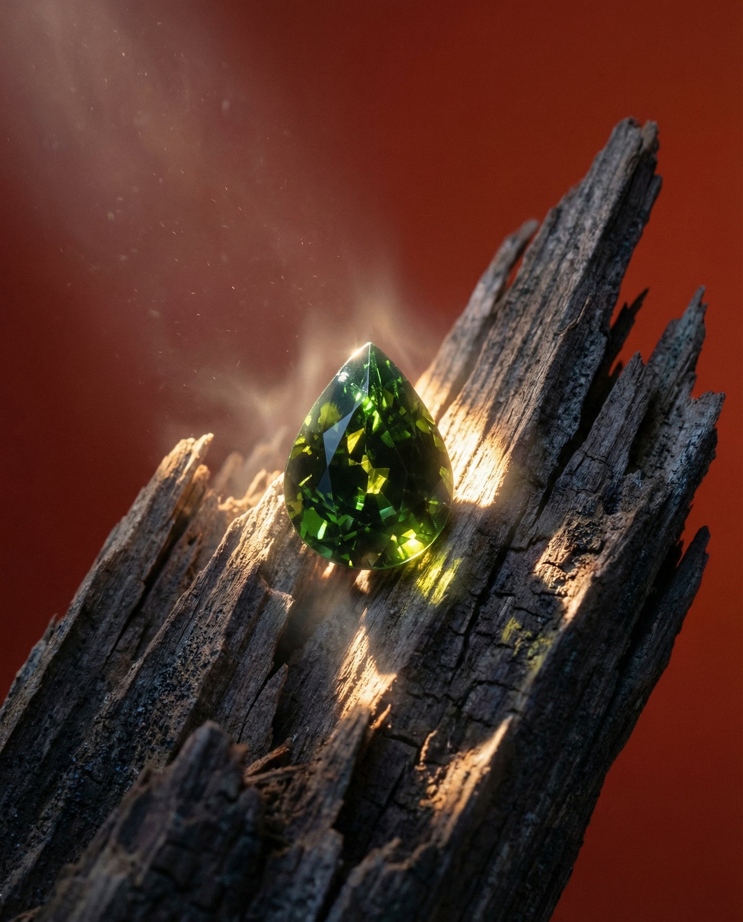 4.05ct Pear Bluish Green Sapphire GIA Certified Australia