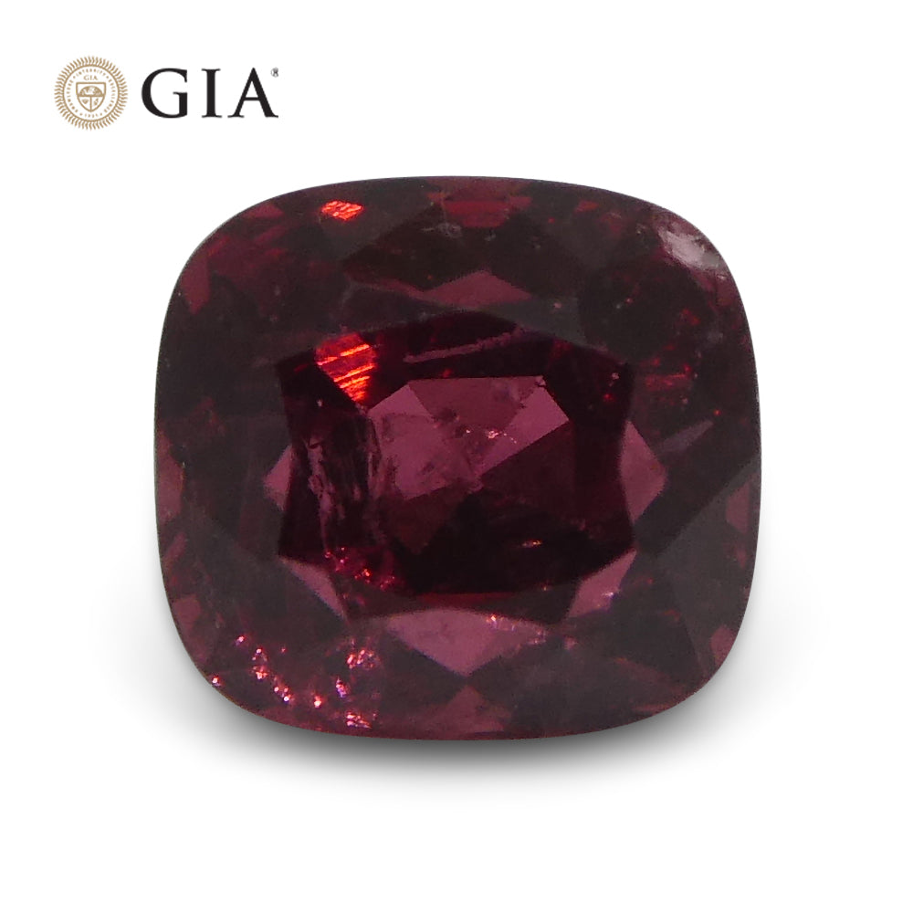 0.97ct Cushion Red Jedi Spinel from Myanmar, GIA Certified Natural Gemstone by SkyJems Canadian Gem Experts