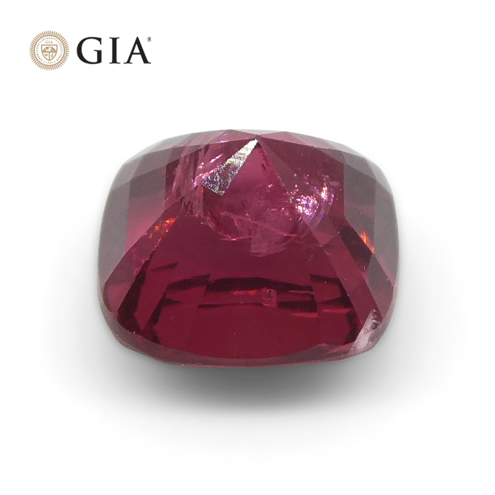 0.97ct Cushion Red Jedi Spinel from Myanmar, GIA Certified Natural Gemstone by SkyJems Canadian Gem Experts