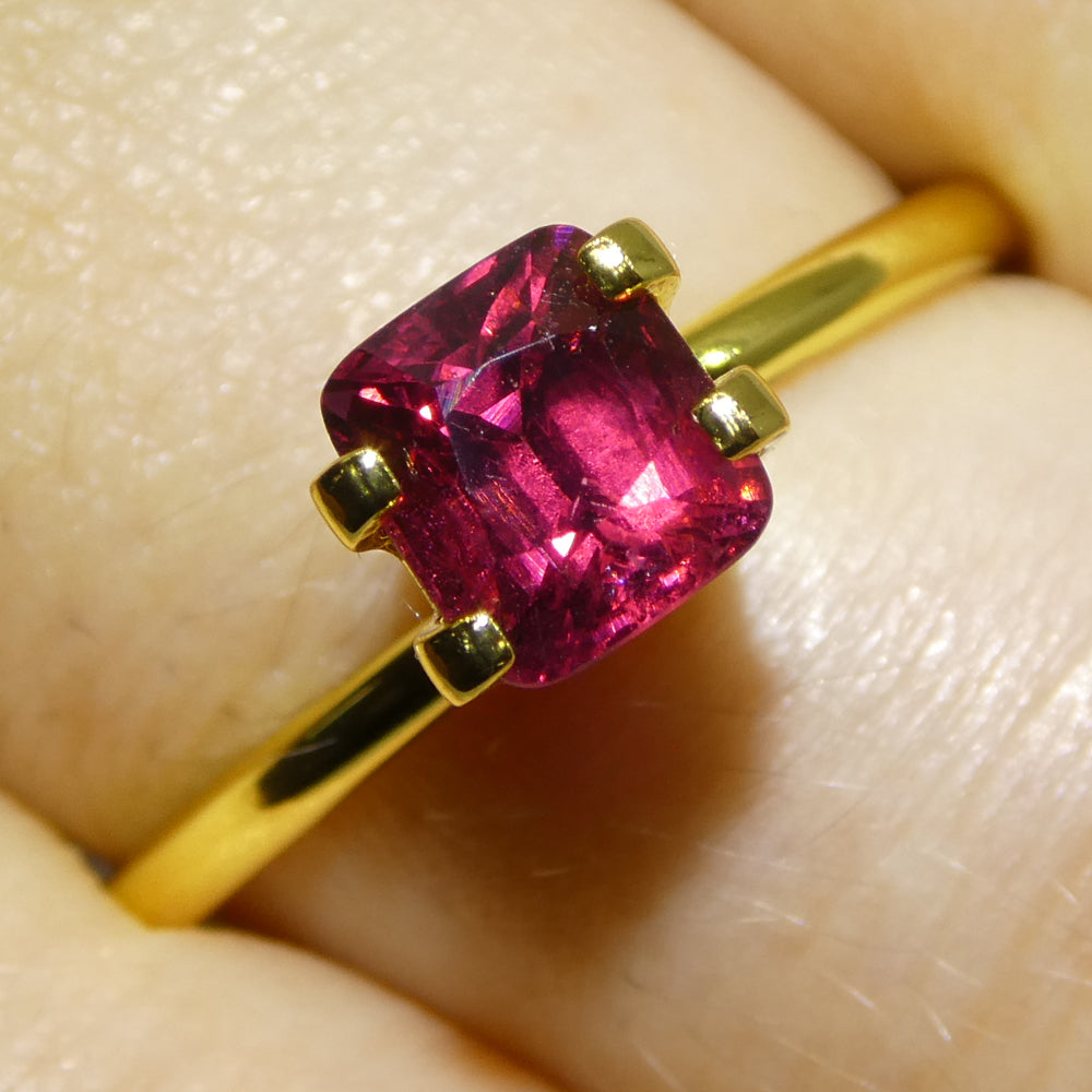 1.26ct Cushion Red Jedi Spinel GIA Certified