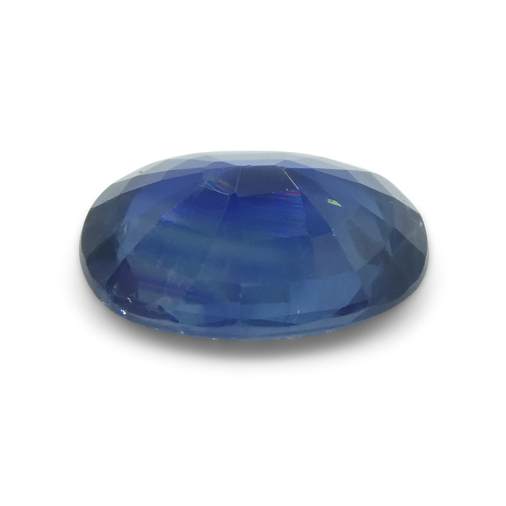 2.78ct Blue Tanzanian Sapphire Oval, IGI Certified Gemstone from SkyJems' Premium African Collection