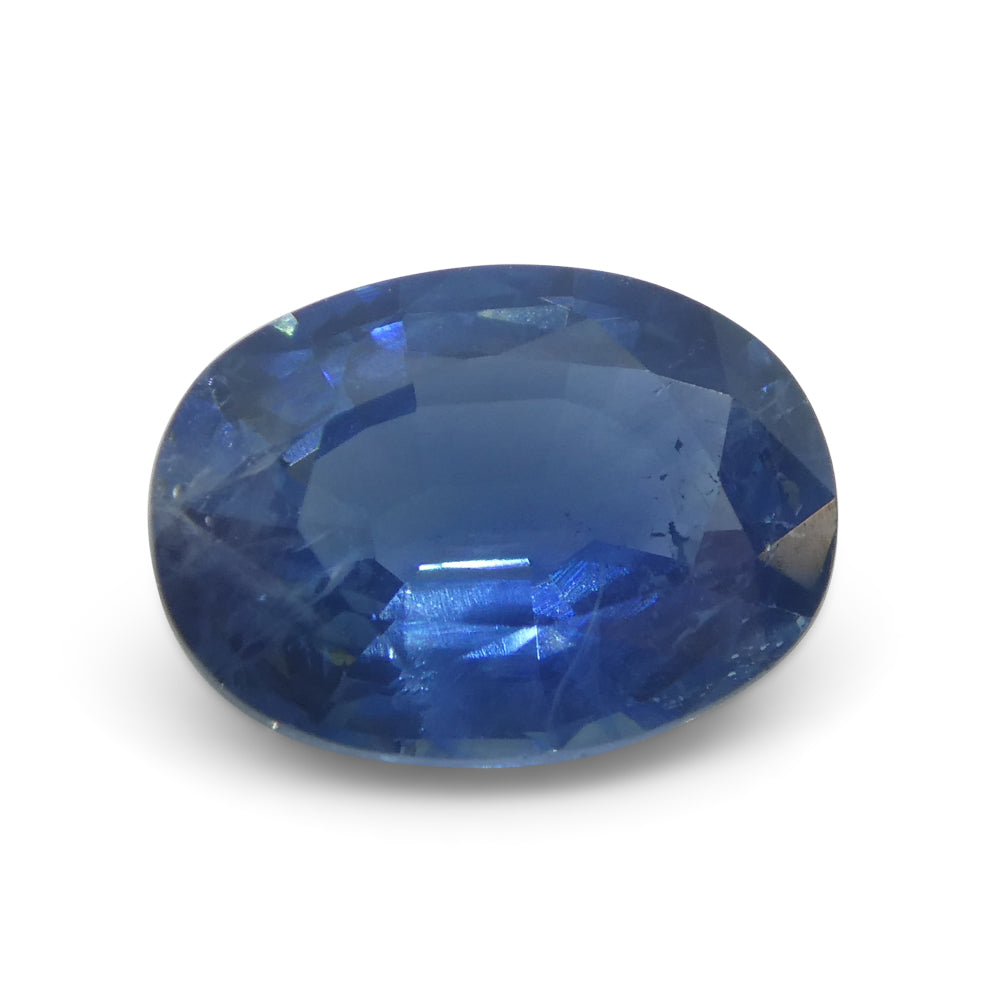 2.78ct Blue Tanzanian Sapphire Oval, IGI Certified Gemstone from SkyJems' Premium African Collection