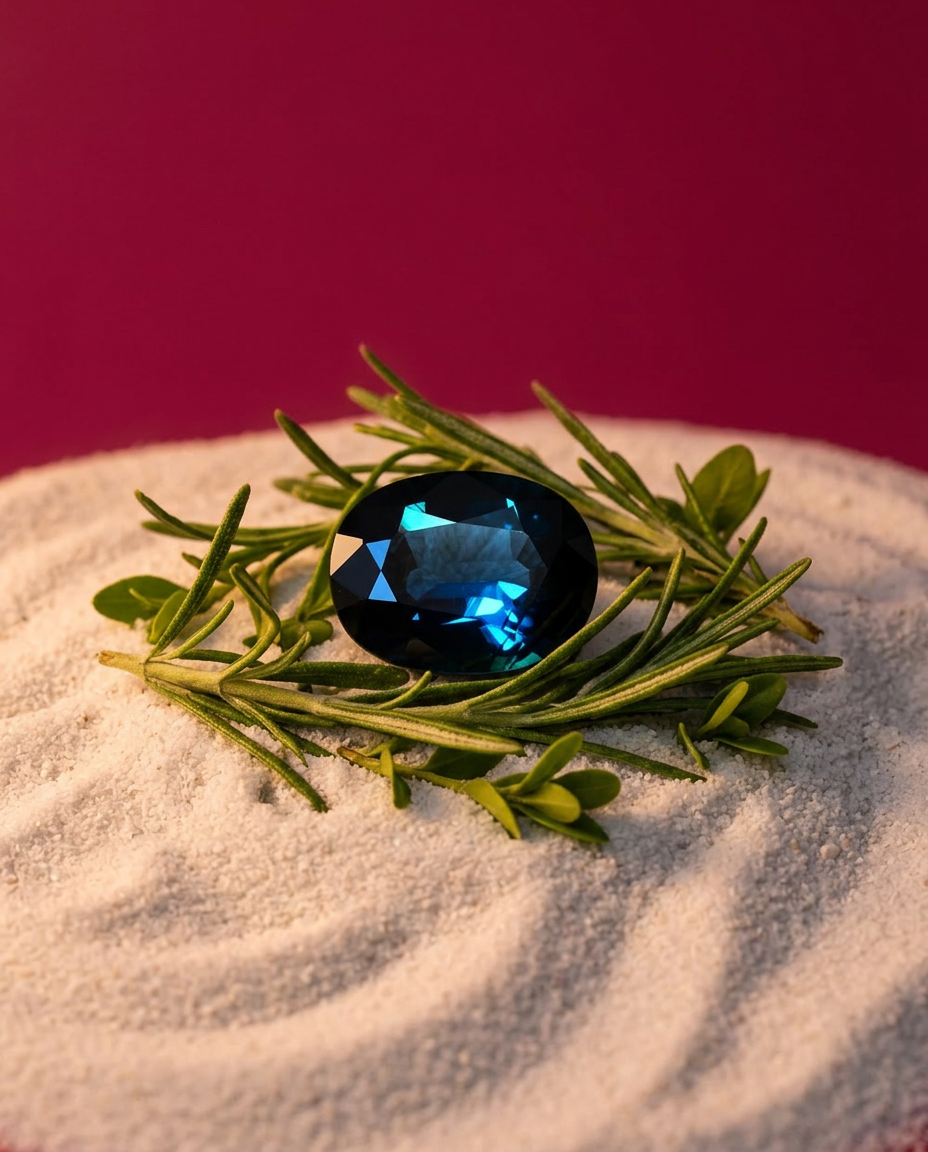 2.19ct Blue Sapphire Oval IGI Certified Ethiopian