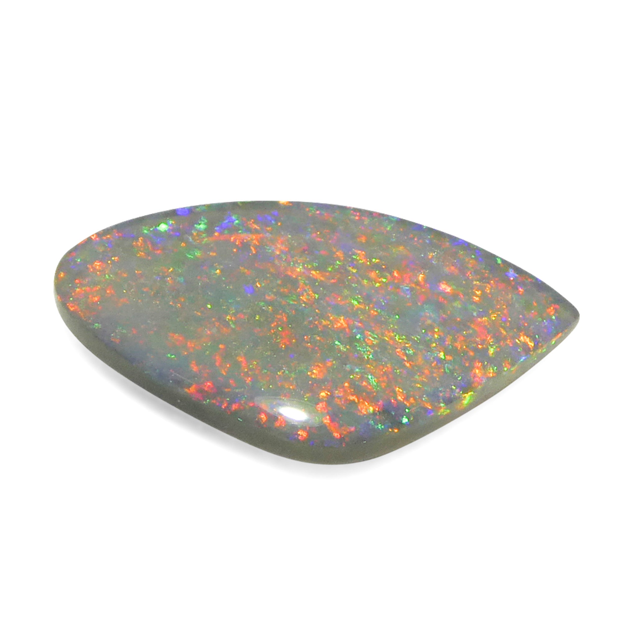 1.7ct Freeform Gray Opal Cabochon from Australia | Rare Gemstone by SkyJems Canadian Gem Specialists
