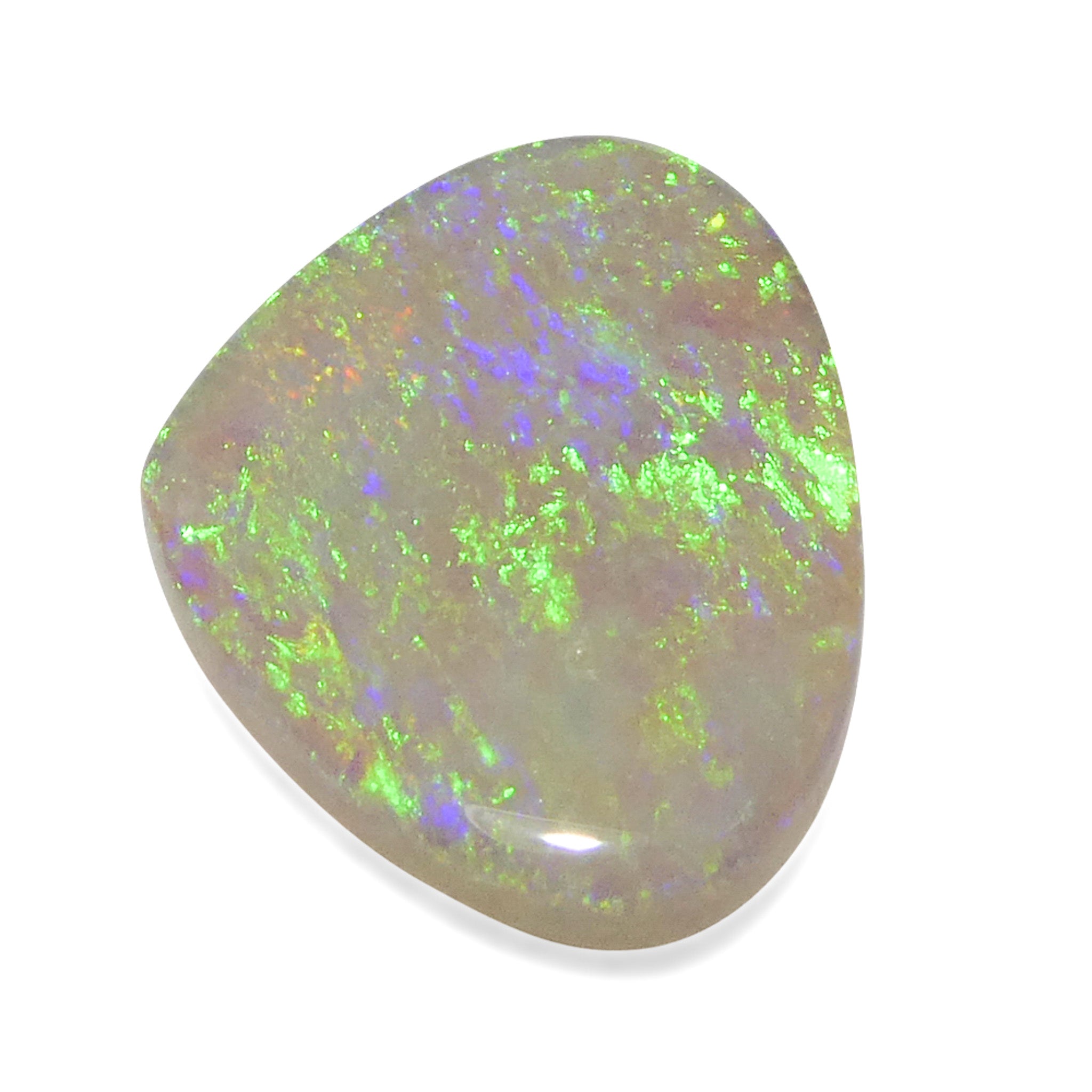 2.38ct Freeform Gray Australian Opal Cabochon with Play of Color by SkyJems Rare Gemstones Canada