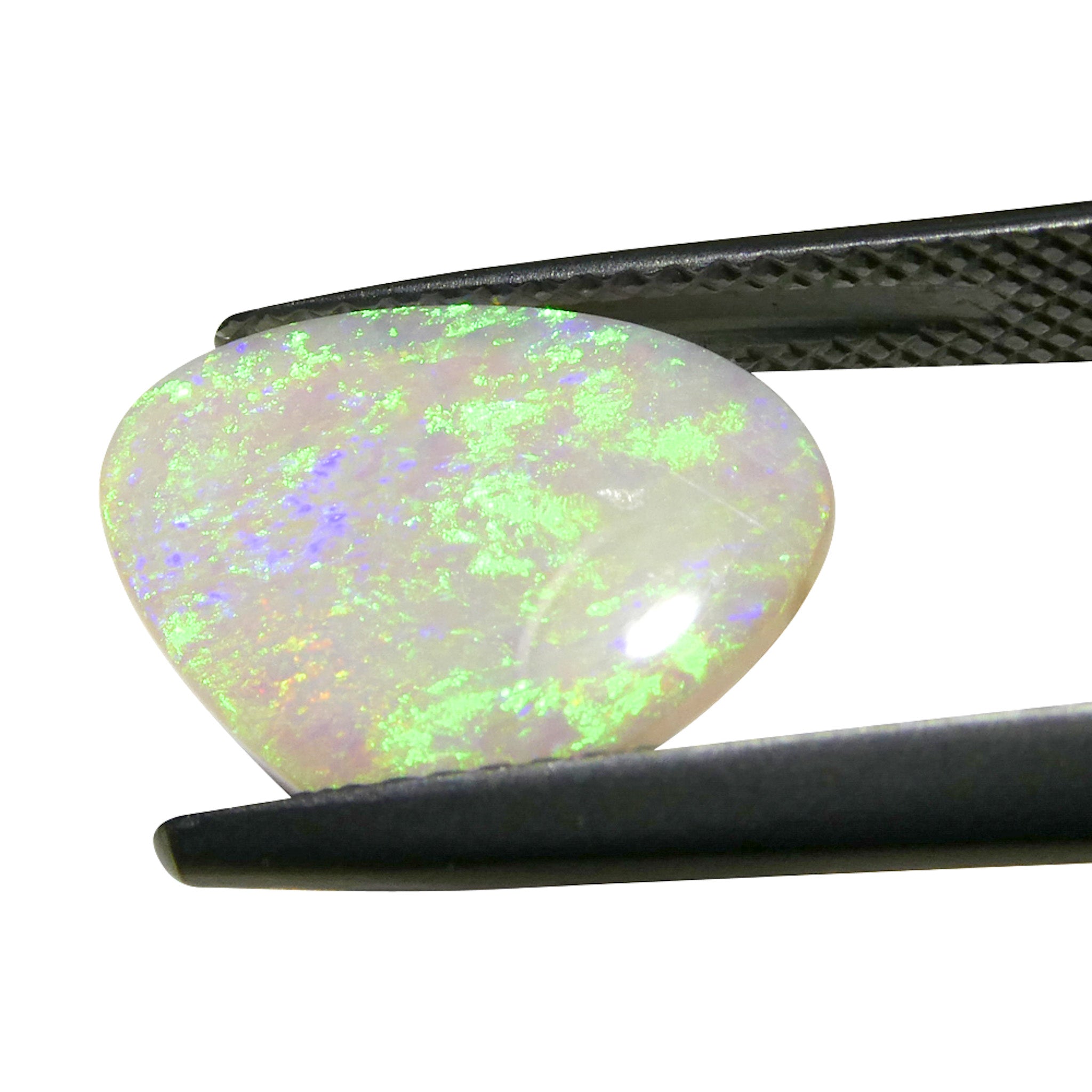 2.38ct Gray Australian Opal Cabochon with Play of Color from SkyJems Rare Gemstones Collection