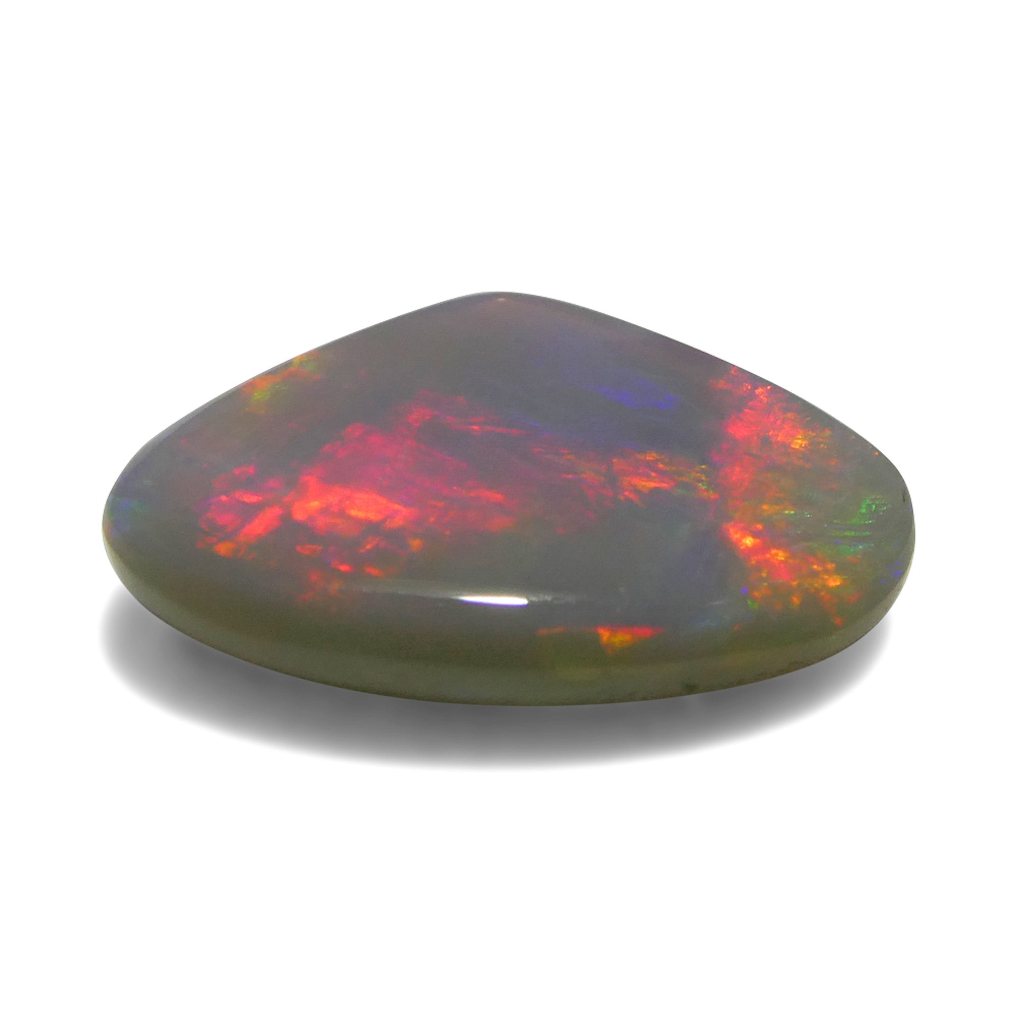 2.92ct Gray Australian Opal Cabochon with Play of Color from SkyJems Rare Gemstones Collection