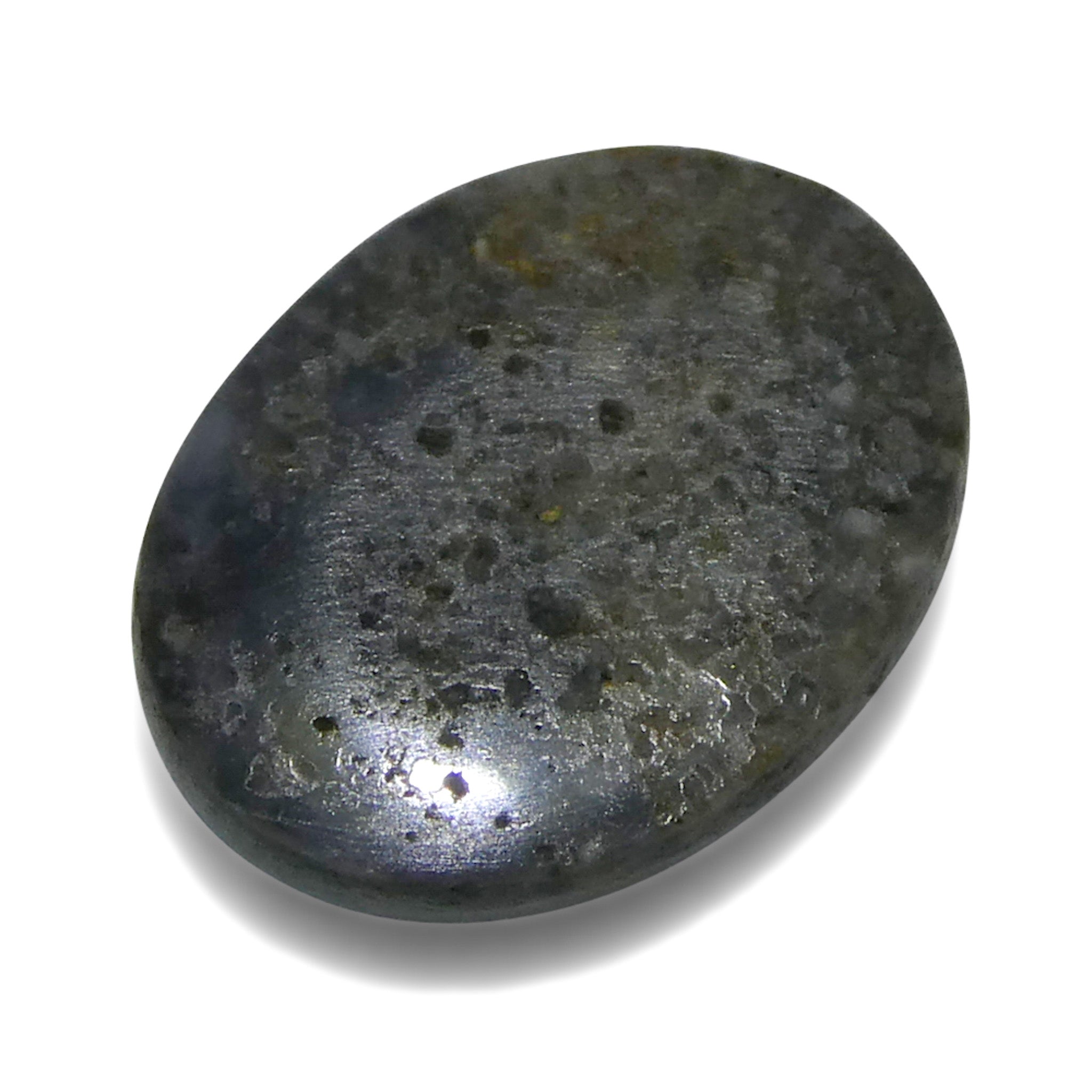 1.06ct Gray Oval Cabochon Opal from Australia with Play of Color, premium gemstone by SkyJems Canadian gem experts