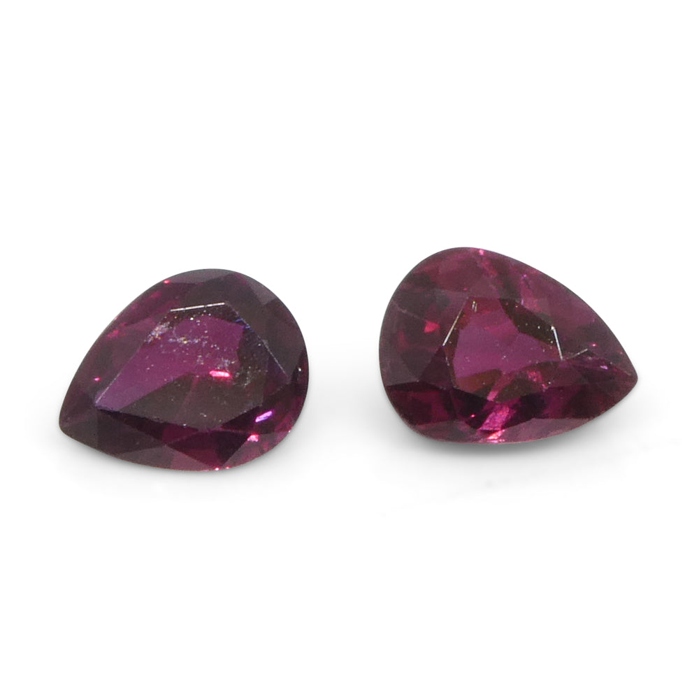 Ruby 1.41 cts 6.22 x 4.85 x 2.84 mm, 6.27 x 4.77 x 3.17 mm Pear Red $1130