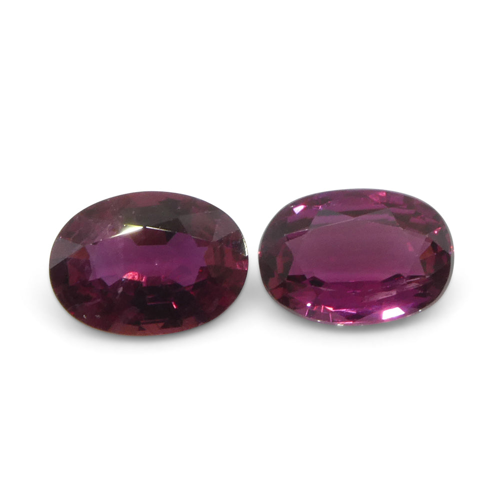 Ruby 1.81 cts 6.97 x 4.90 x 2.91 mm, 7.12 x 5.19 x 3.01 mm Oval Red $1450