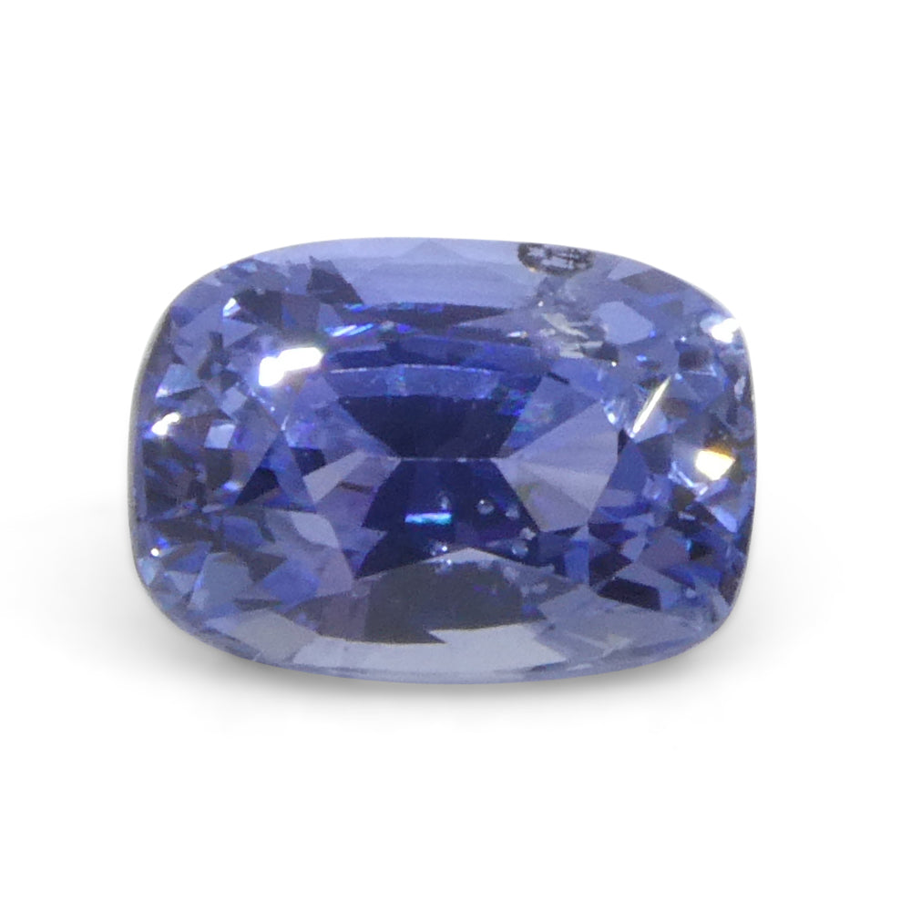 1.51ct Blue Cushion Sapphire from Sri Lanka, premium Ceylon gemstone by SkyJems Canadian gem specialists