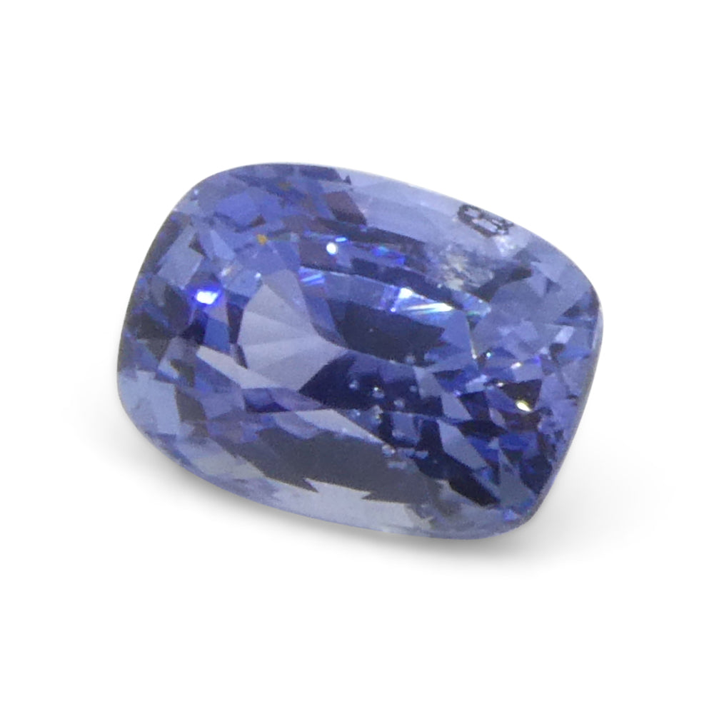 1.51ct Blue Cushion Sapphire from Sri Lanka, premium Ceylon gemstone by SkyJems Canadian gem specialists