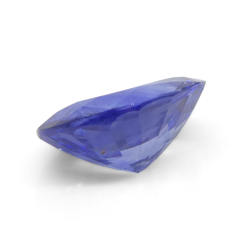 1.68ct Blue Pear Sapphire from Sri Lanka, premium heated gemstone by SkyJems Canadian gem specialists