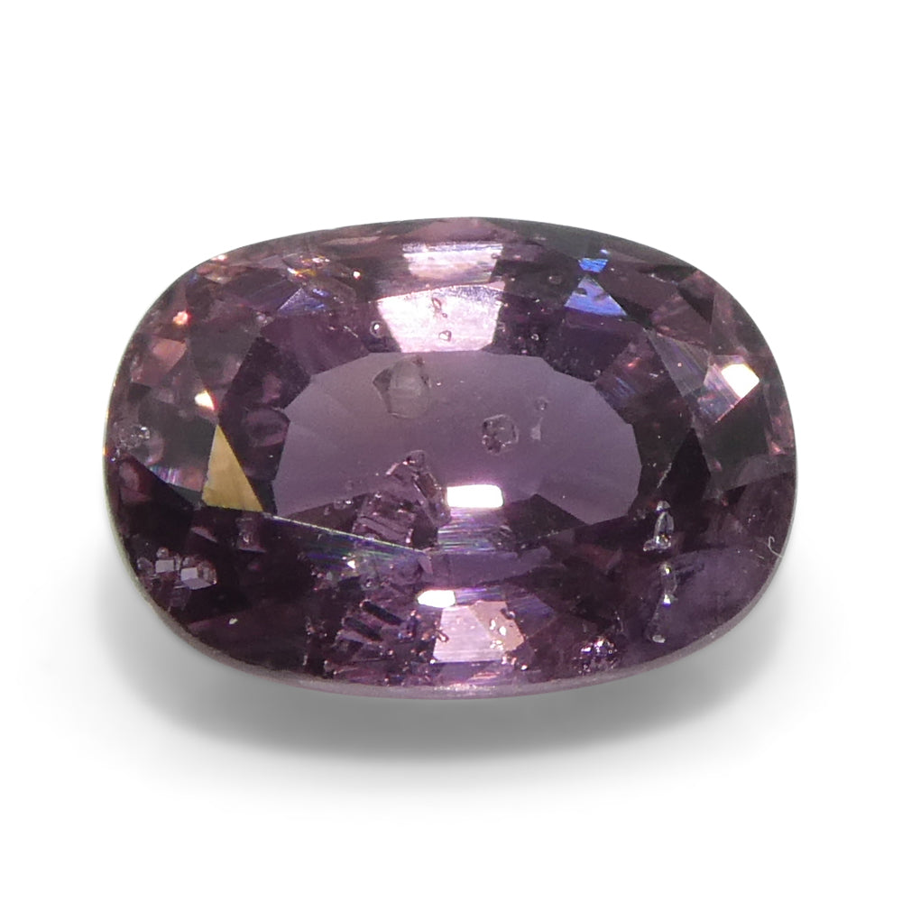 1.42ct Unheated Cushion Purple-Pink Sapphire from Tanzania, Unheated - Skyjems Wholesale Gemstones