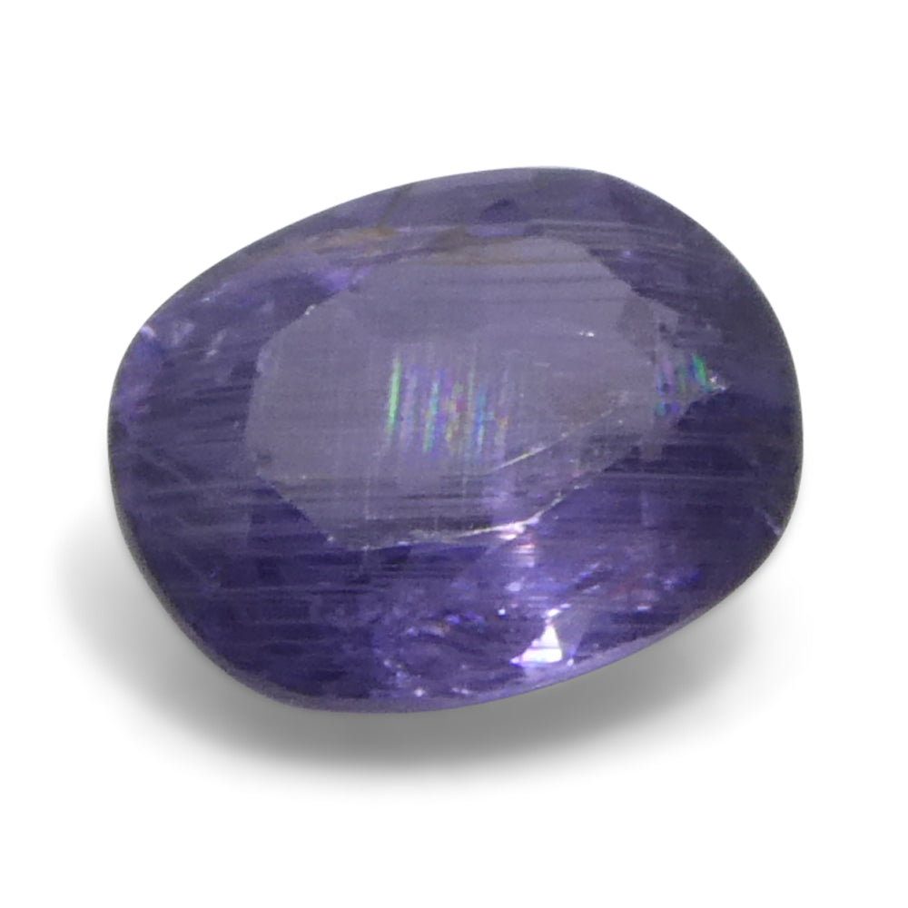 1.12ct Unheated Cushion Purple Sapphire from Tanzania, Unheated - Skyjems Wholesale Gemstones