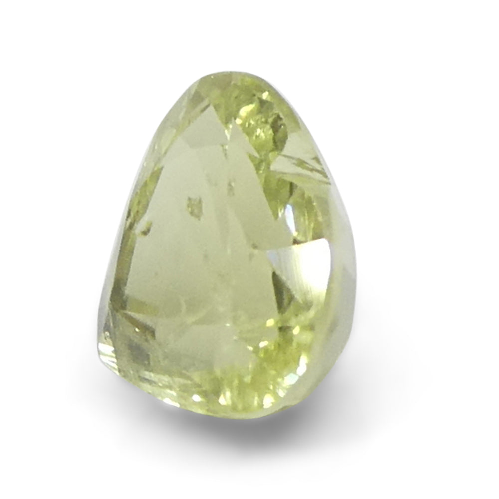 2.02ct Heart-Cut Yellow Sapphire from Tanzania, natural heated gemstone by SkyJems Canadian gem specialists