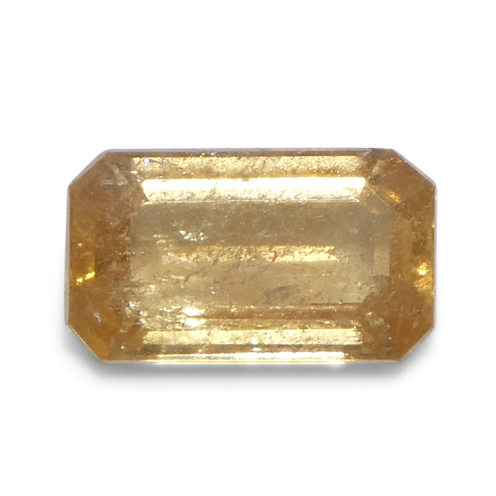 Sapphire 1.31 cts 7.88 x 4.58 x 2.98 mm Octagonal/Emerald Cut Orange $790