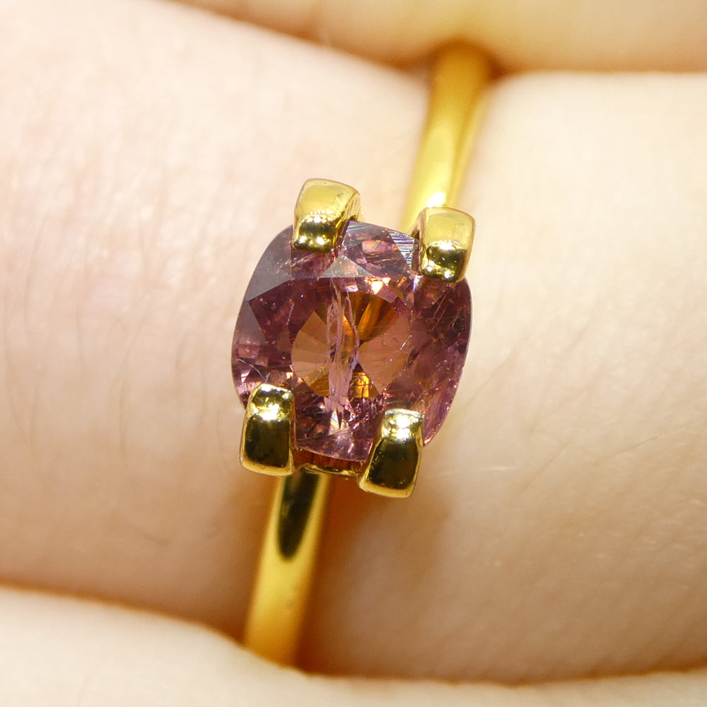 1.23ct Cushion Pink Sapphire from Tanzania Unheated - Skyjems Wholesale Gemstones