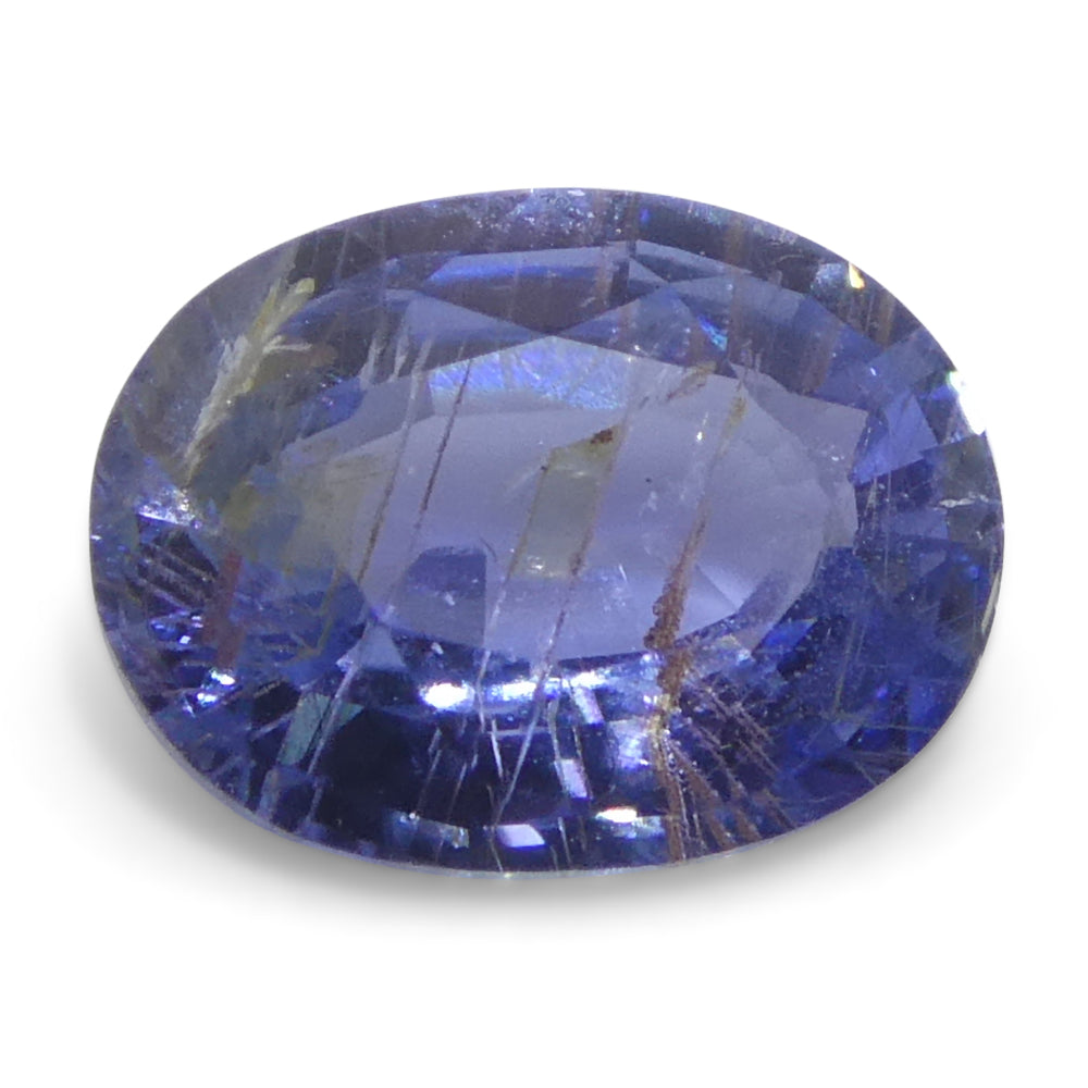0.99ct Oval Blue Sapphire from Sri Lanka, medium-light blue gemstone by SkyJems, premium Ceylon sapphire collection