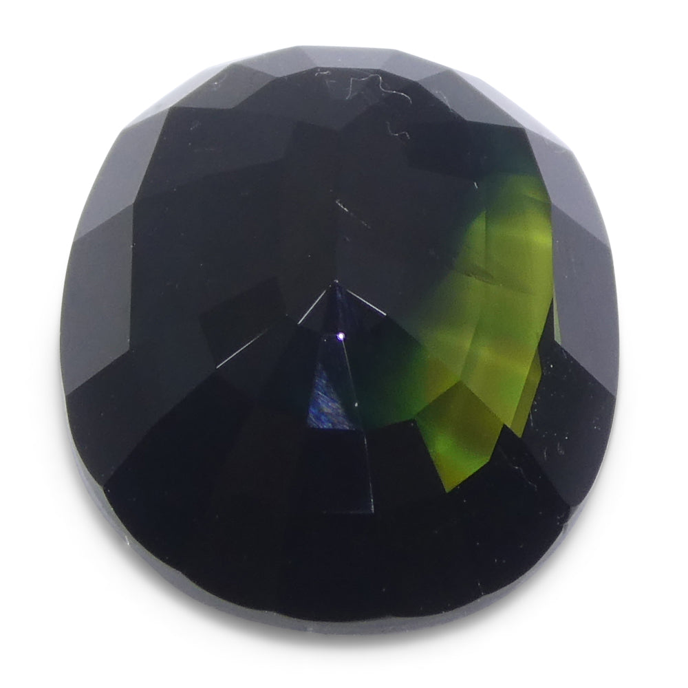 6.81ct Green-Blue Australian Sapphire Oval Cut Gemstone from SkyJems Premium Colored Stone Collection