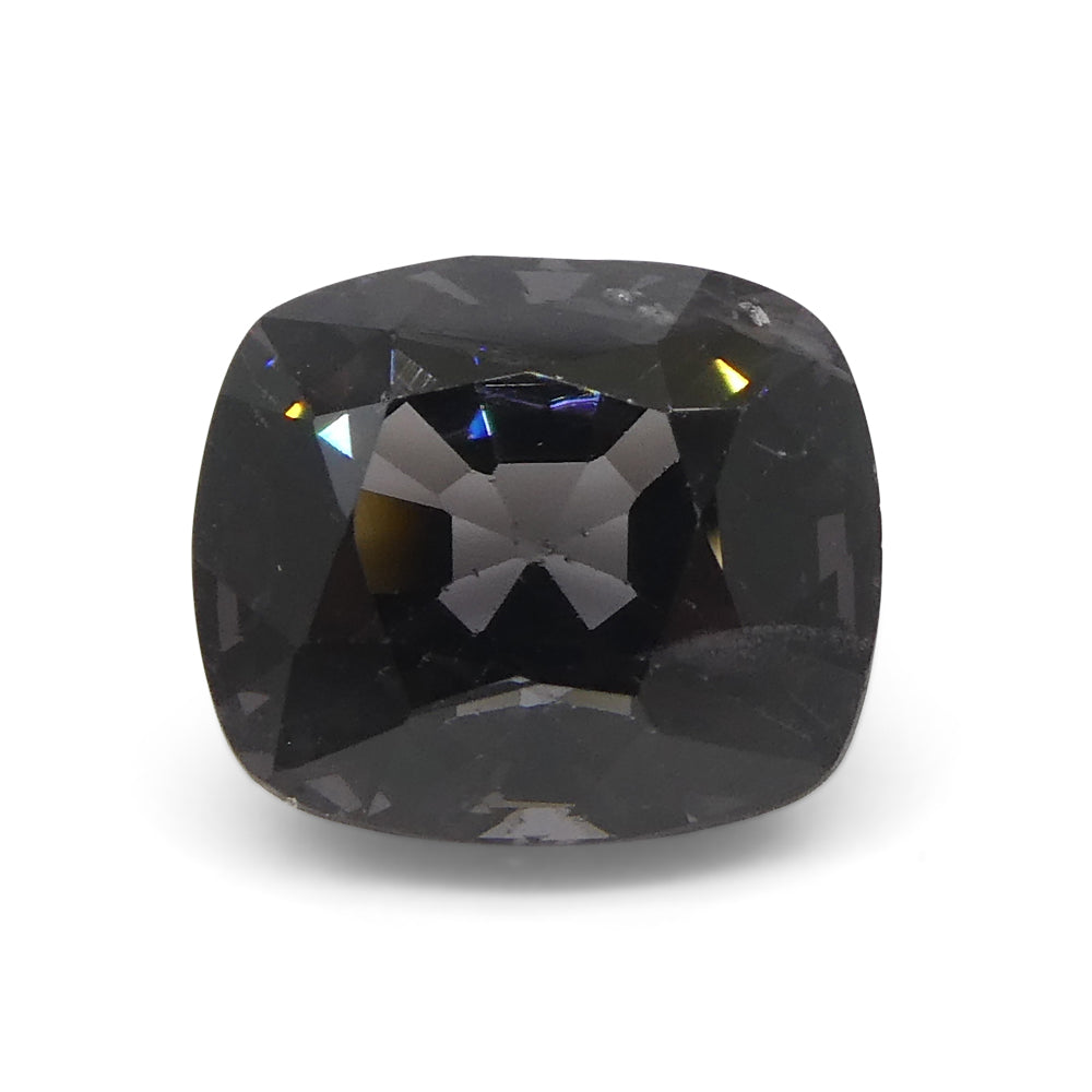 5.25ct Burmese Grey Spinel Rectangular Cushion Cut | Premium Unheated Gemstone by SkyJems Canada
