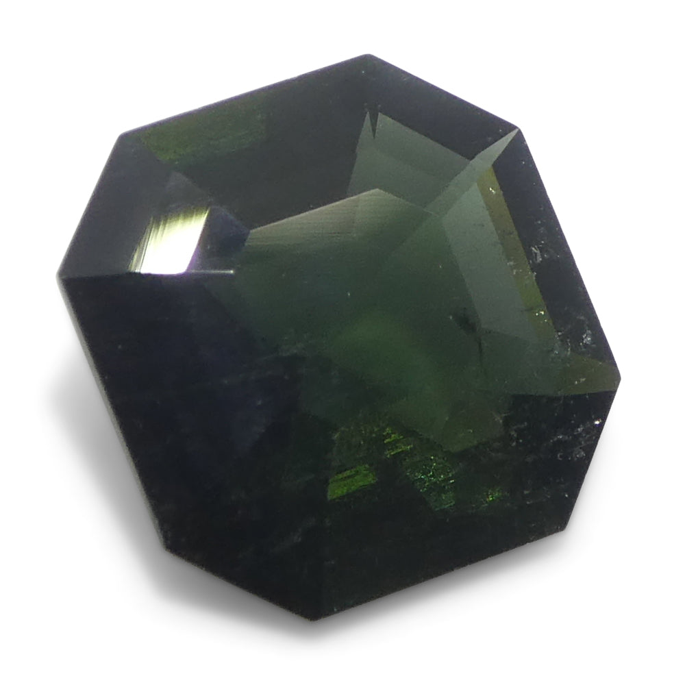 2.26ct Asscher Cut/Square Green Tourmaline - Skyjems Wholesale Gemstones