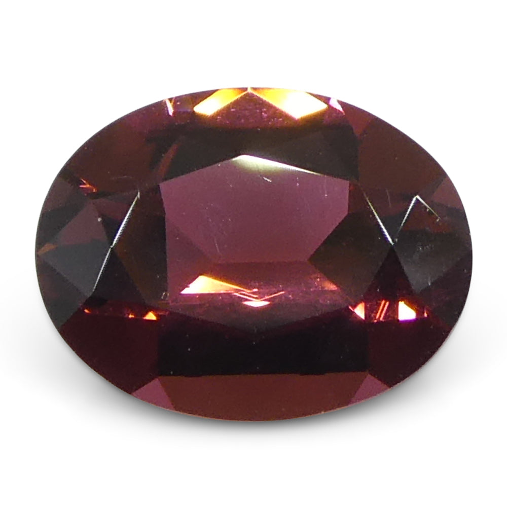 Tourmaline 1.46 cts 8.88 x 6.94 x 3.87 mm Oval Orangy Pink $880