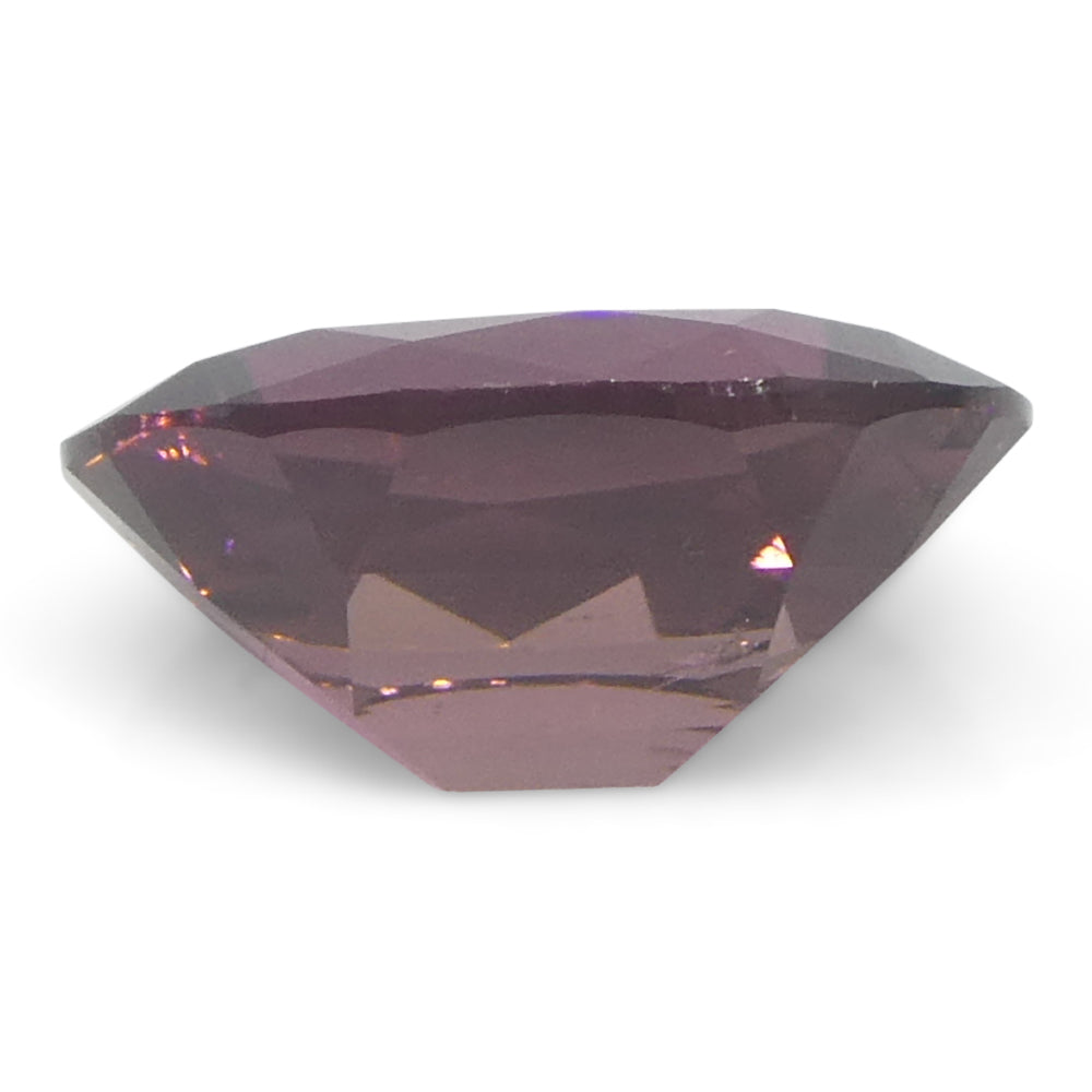 1.33ct Oval Pink Tourmaline from Brazil, precision-cut gemstone by SkyJems, Canadian fine colored stone specialists since 196