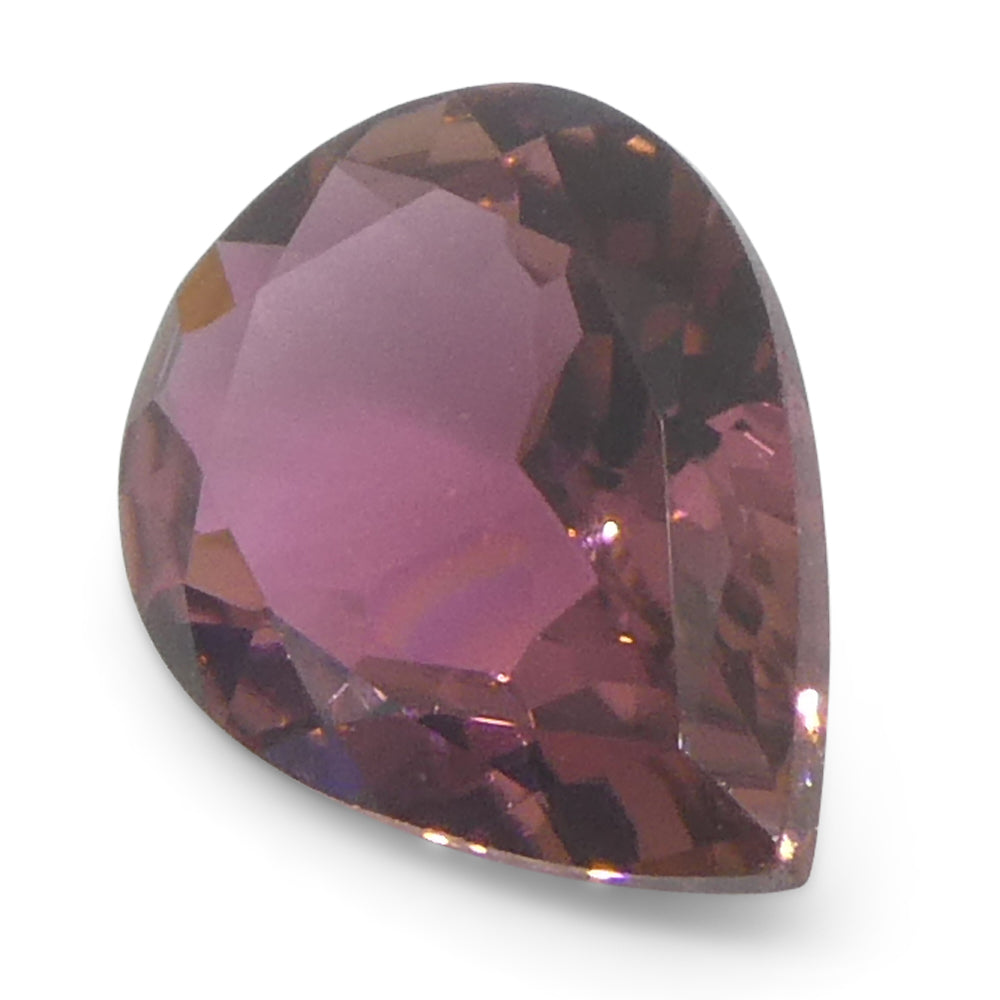0.91ct Brazilian Pear Pink Tourmaline, brilliant-cut single stone from SkyJems' premium colored gemstone collection