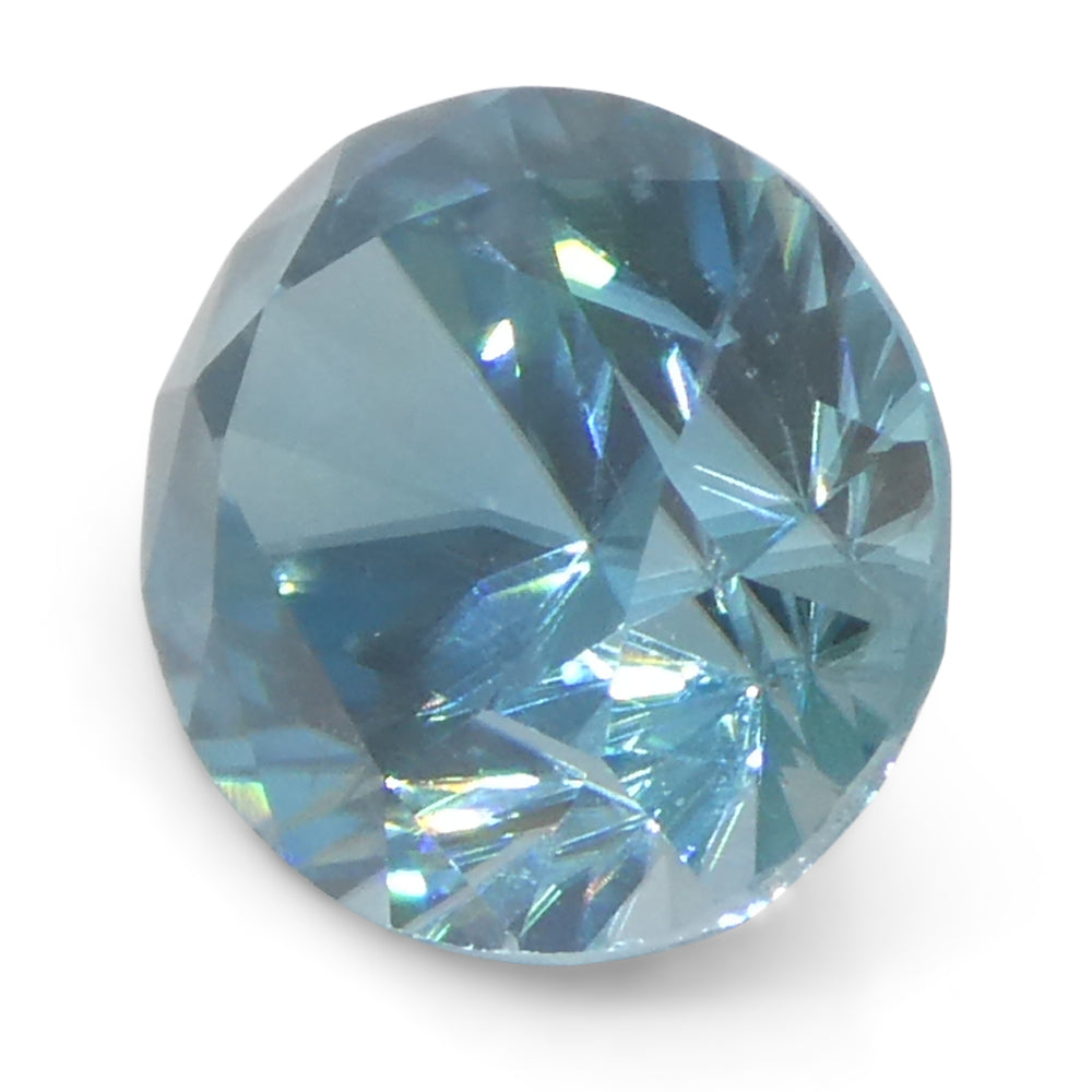 2.21ct Natural Earth Mined Oval Master Brilliant Cut Blue Zircon from Cambodia - Skyjems Wholesale Gemstones