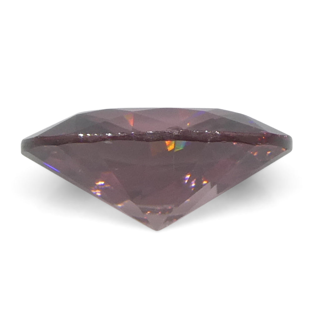 1.58ct Natural Earth Mined Oval Master Brilliant Cut Pink Zircon from Sri Lanka - Skyjems Wholesale Gemstones