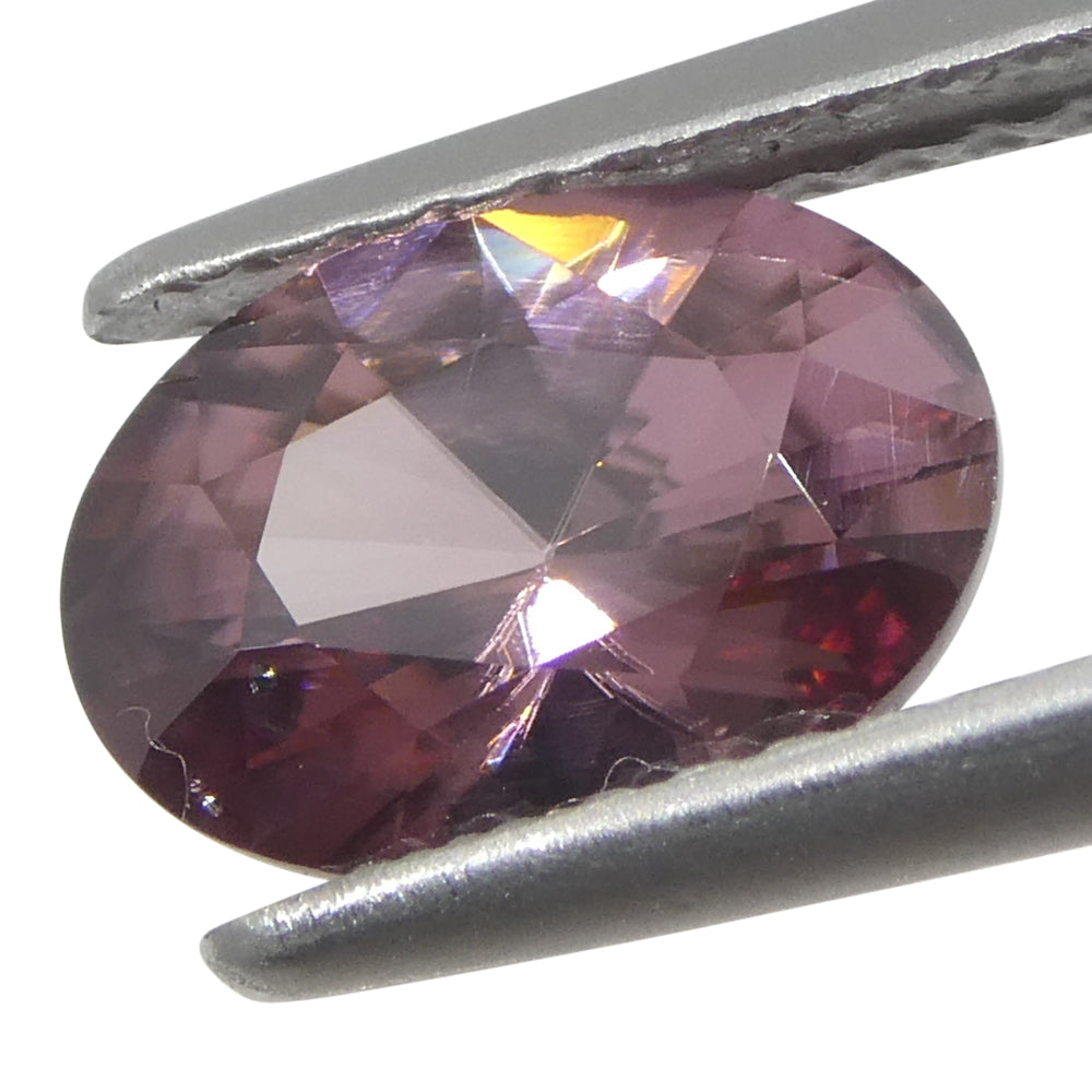 1.61ct Natural Earth Mined Oval Master Brilliant Cut Pink Zircon from Sri Lanka - Skyjems Wholesale Gemstones