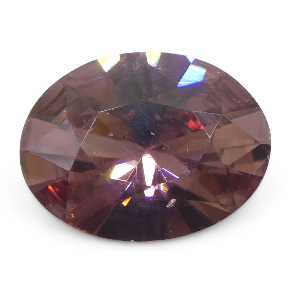 1.8ct Natural Earth Mined Oval Master Brilliant Cut Pink Zircon from Sri Lanka - Skyjems Wholesale Gemstones
