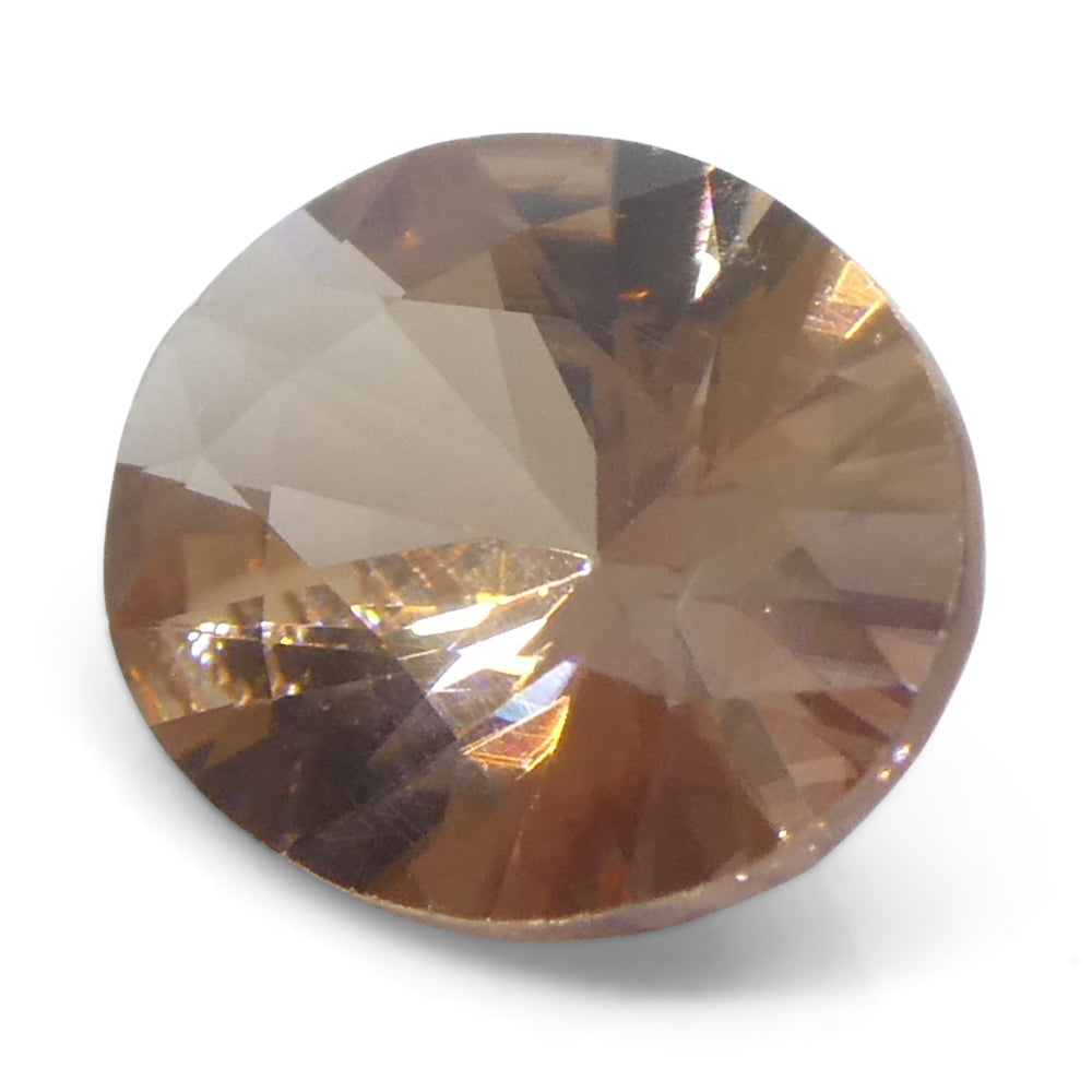 1.96ct Natural Earth Mined Oval Master Brilliant Cut Pink-Orange Zircon from Sri Lanka - Skyjems Wholesale Gemstones