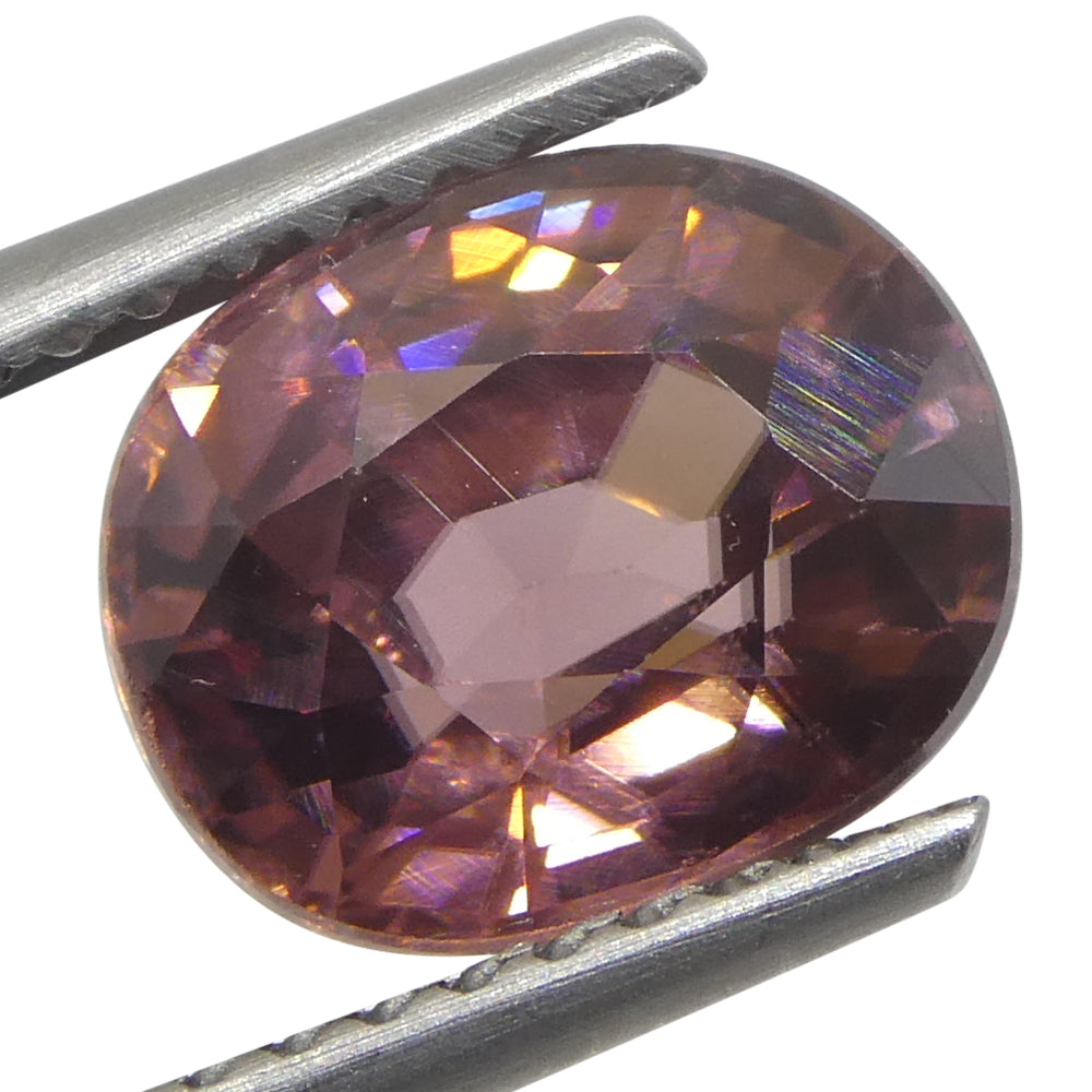 3.04ct Natural Earth Mined Cushion Master Brilliant Cut Pink Zircon from Sri Lanka - Skyjems Wholesale Gemstones