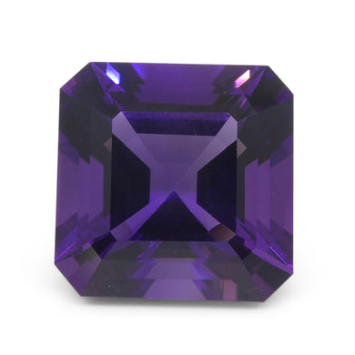 19.9ct Square Purple Amethyst from Uruguay - Skyjems Wholesale Gemstones