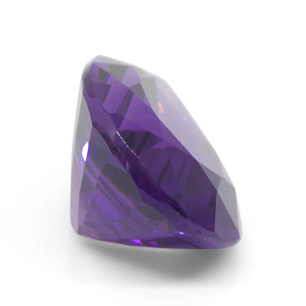 22.11 carat pear-cut purple Amethyst from Uruguay, premium gemstone by SkyJems Canadian gem specialists