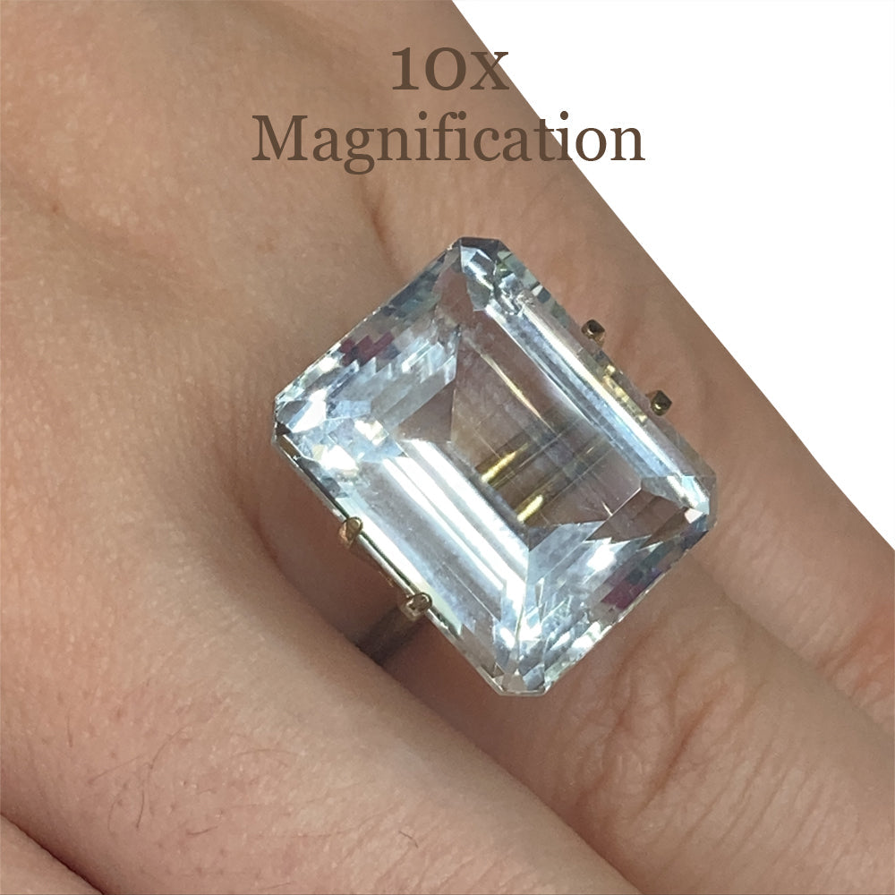 24ct Emerald Cut Aquamarine - Skyjems Wholesale Gemstones