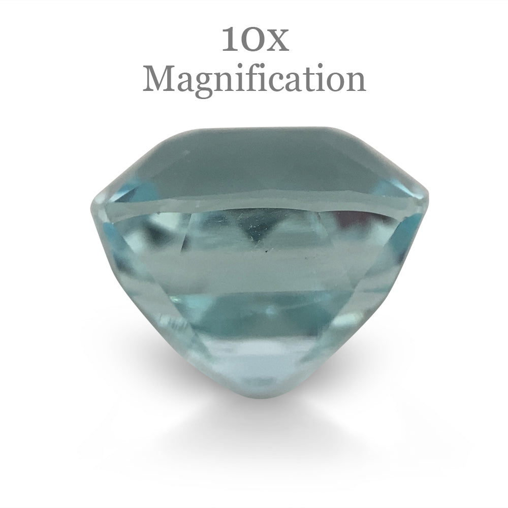 5.43ct Brazilian Cushion-Cut Blue Aquamarine Gemstone from SkyJems' Premium Beryl Collection