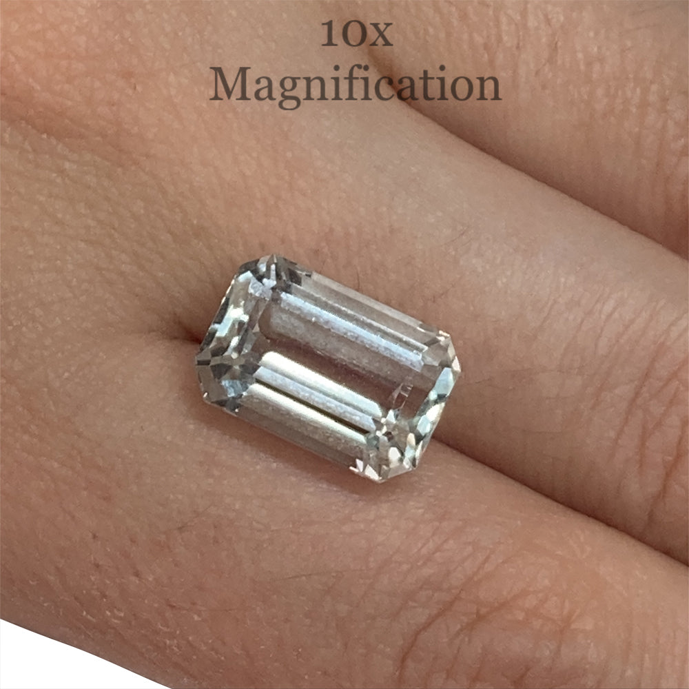 7.8ct Emerald Cut Aquamarine - Skyjems Wholesale Gemstones