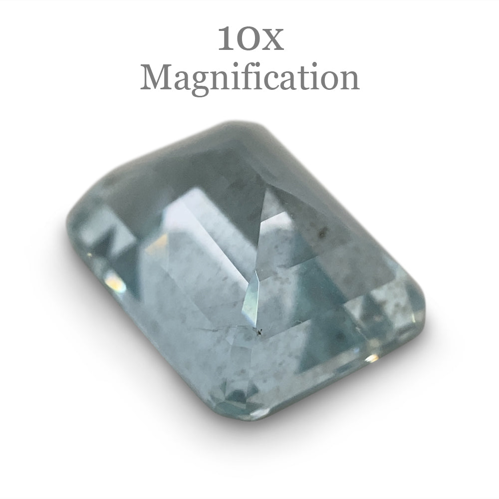 Aquamarine 2.33 cts 9.01 x 6.87 x 4.95 mm Emerald Cut Blue $330