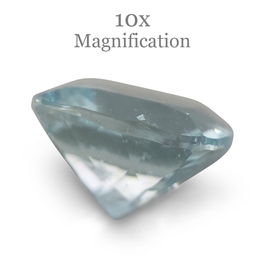 2.83ct Brazilian Blue Cushion Aquamarine Gemstone from SkyJems Canadian Fine Gem Specialists