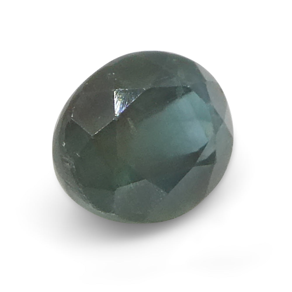 0.58ct Oval Bluish Green to Pinkish Purple Alexandrite from India - Skyjems Wholesale Gemstones