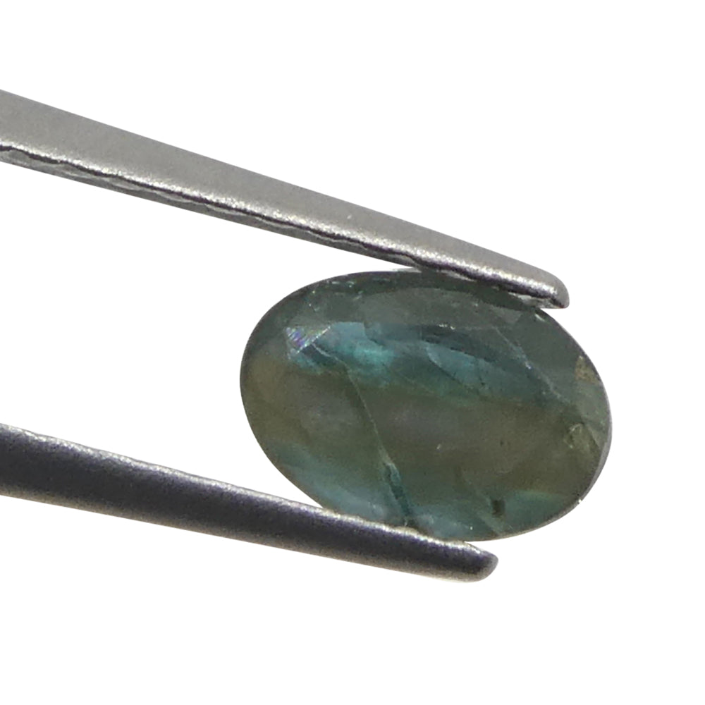 0.5ct Oval Bluish Green to Pinkish Purple Alexandrite from India - Skyjems Wholesale Gemstones