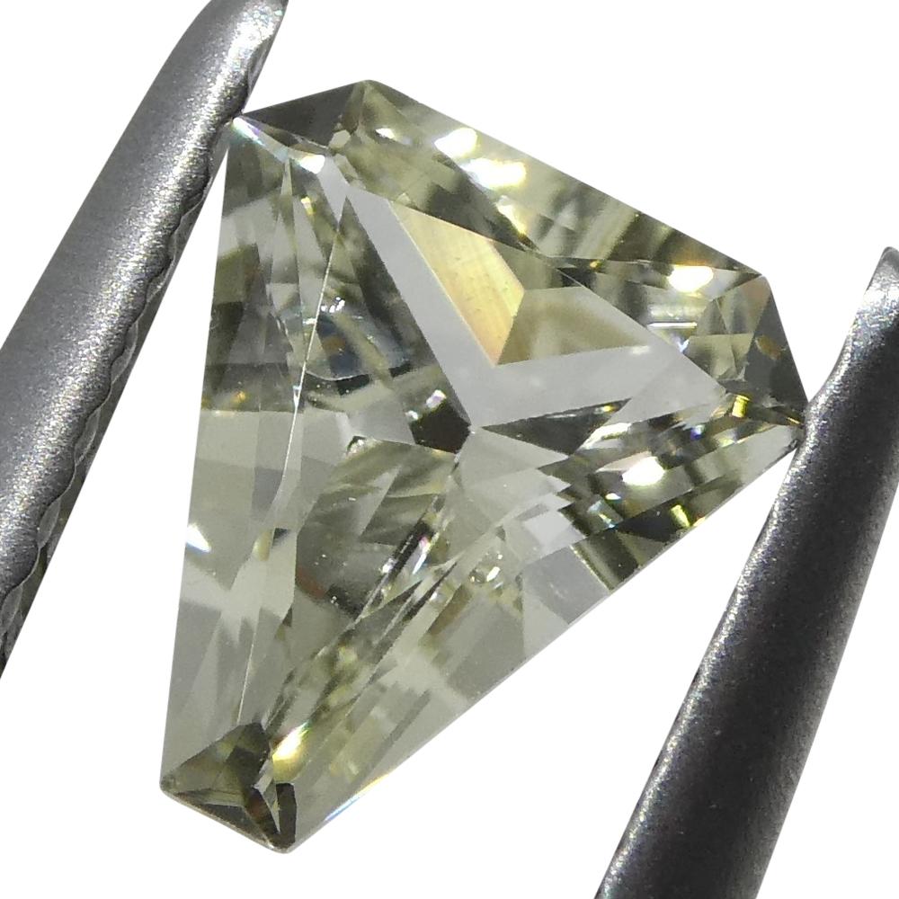 0.73ct Yellow Sapphire from Sri Lanka, Trapeze Cut Gemstone by SkyJems - Rare Unheated Transparent Gem