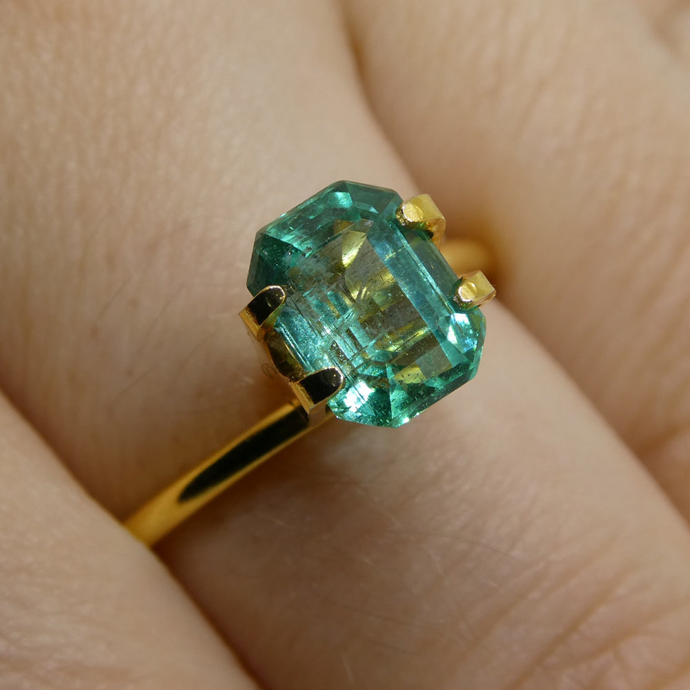 1.73ct Emerald Cut Emerald - Skyjems Wholesale Gemstones