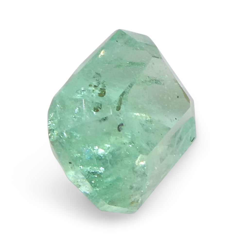0.62ct Colombian Green Emerald, Emerald Cut Beryl Gemstone from SkyJems Fine Gem Collection