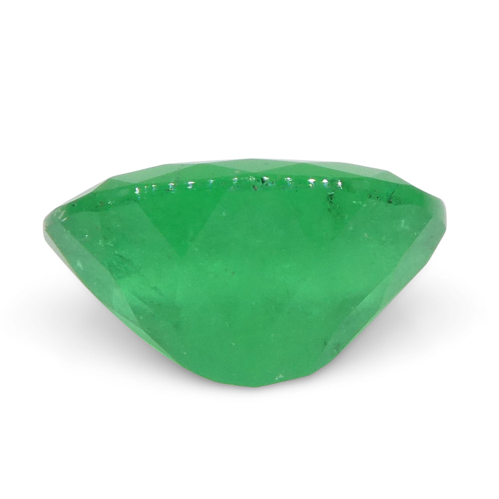 1.25ct Colombian Oval Green Emerald, Modified Brilliant Cut, premium quality gemstone from SkyJems' curated collection