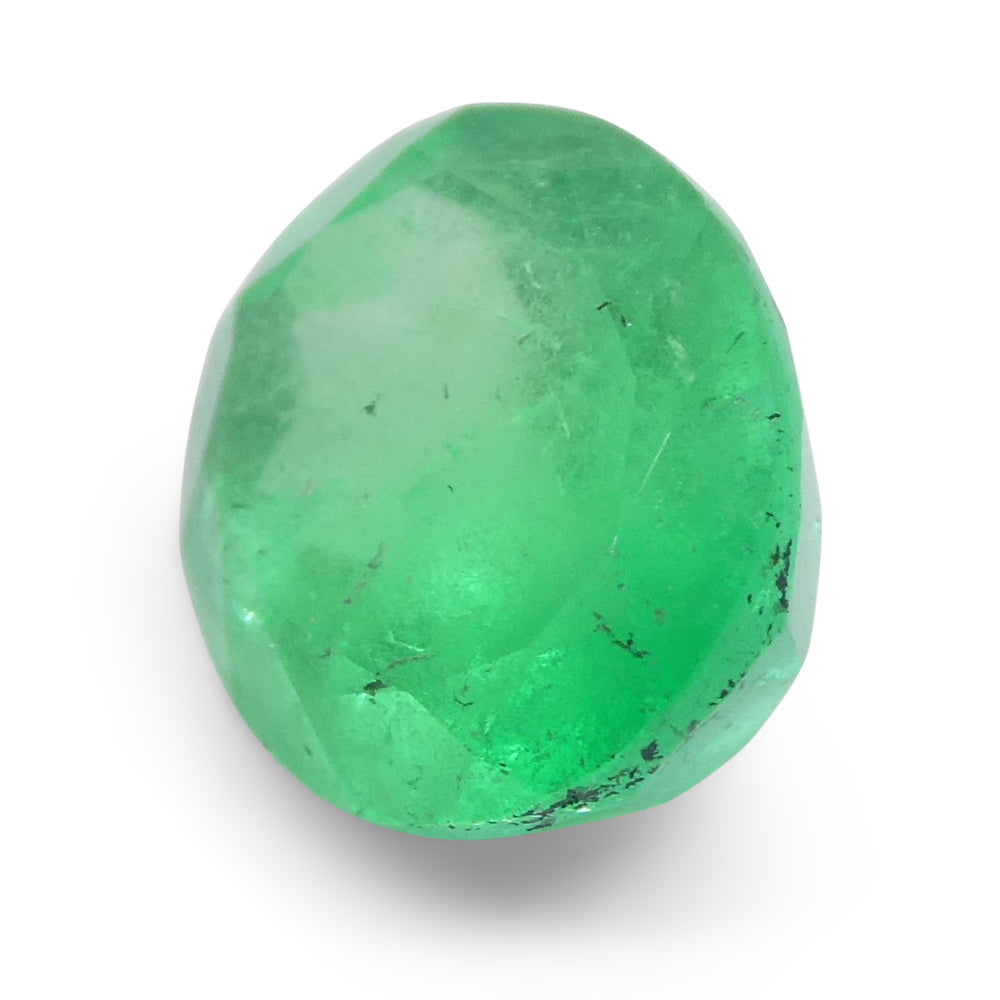 1.49ct Colombian Green Emerald Oval Gemstone from SkyJems Fine Colored Gem Collection